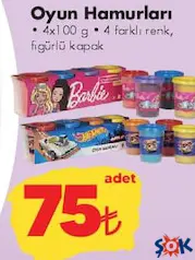 OYUN HAMURLARI 4X100 G